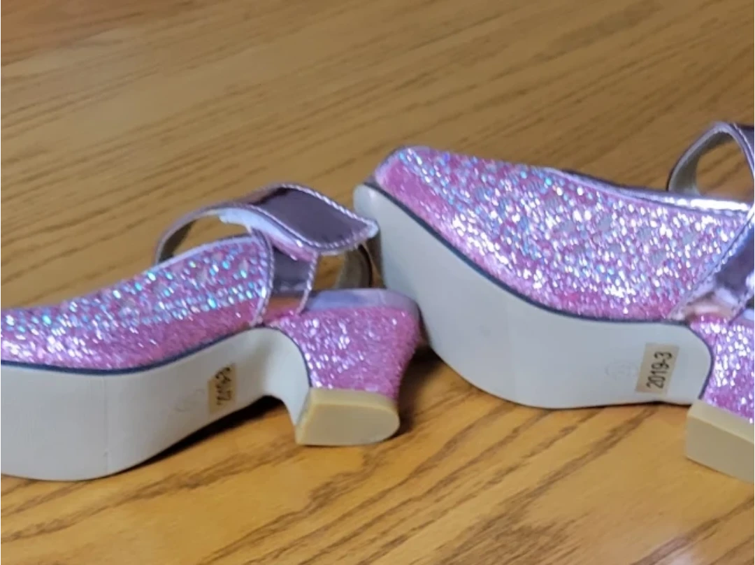 Funny Children Pink Glitter Dress Shoes - photo 5
