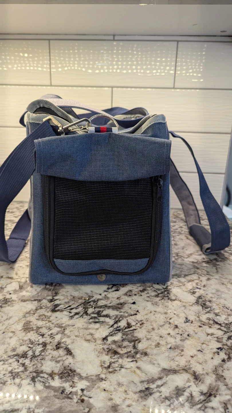 Denim Style Pet Carrier - photo 3