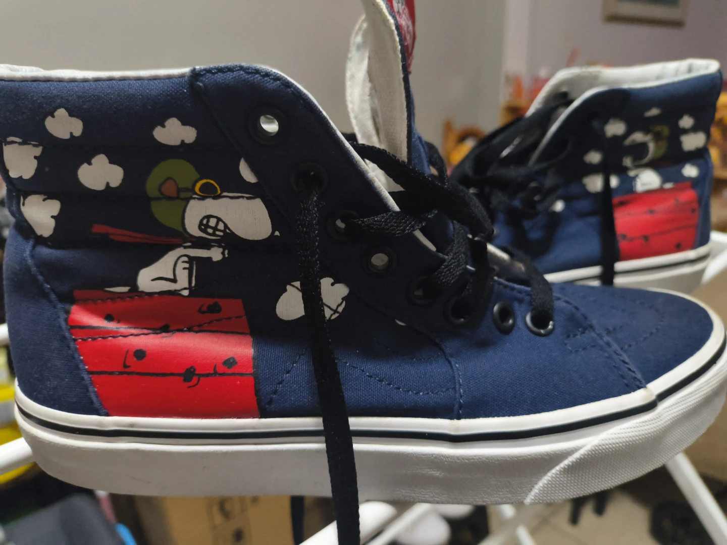 Vans x Peanuts High Top Skate Shoes