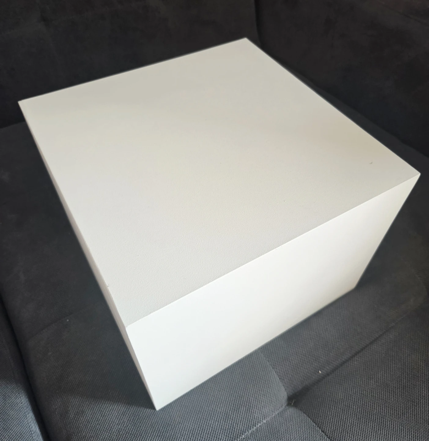 White Wood Cube Shelf Cake Dessert Display Riser - photo 2