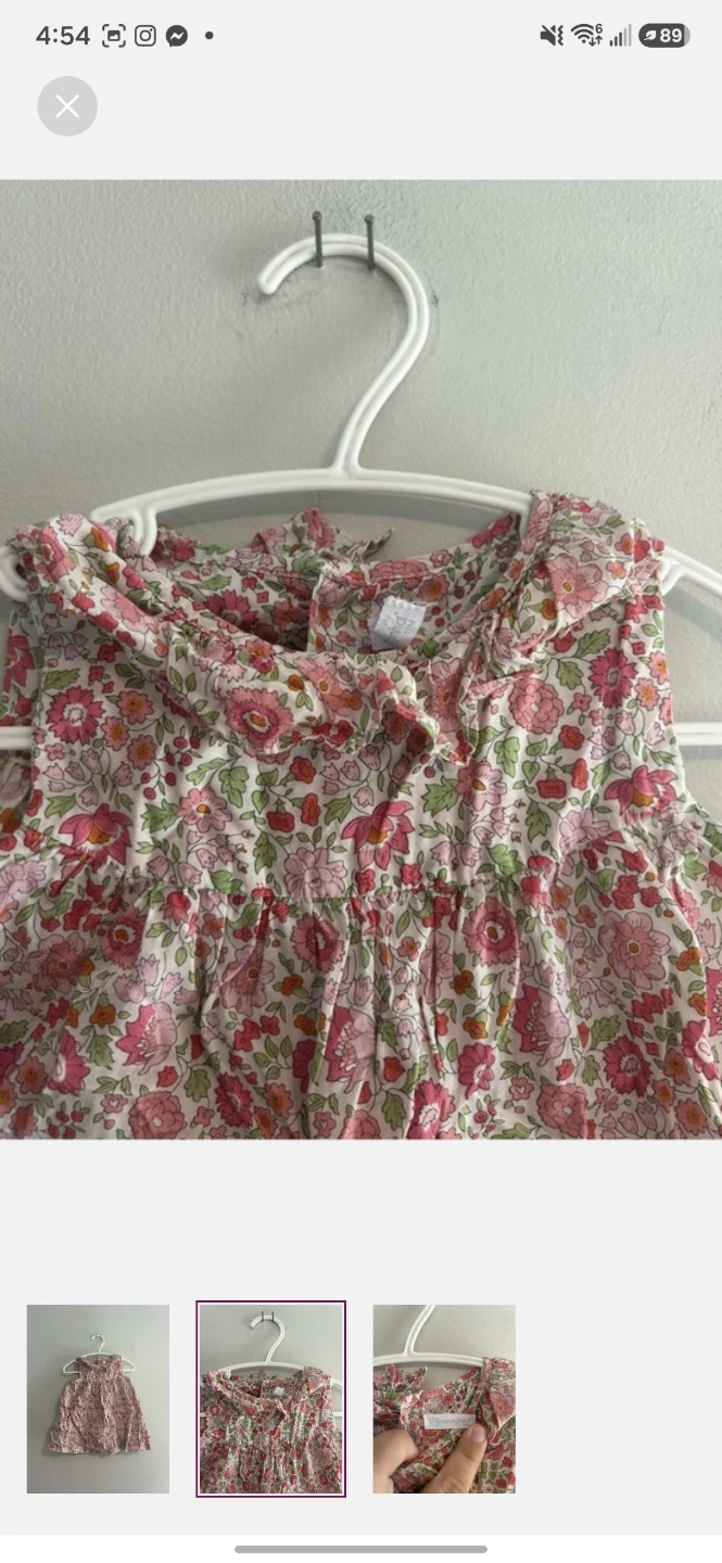 Laranjinha floral baby dress - photo 2