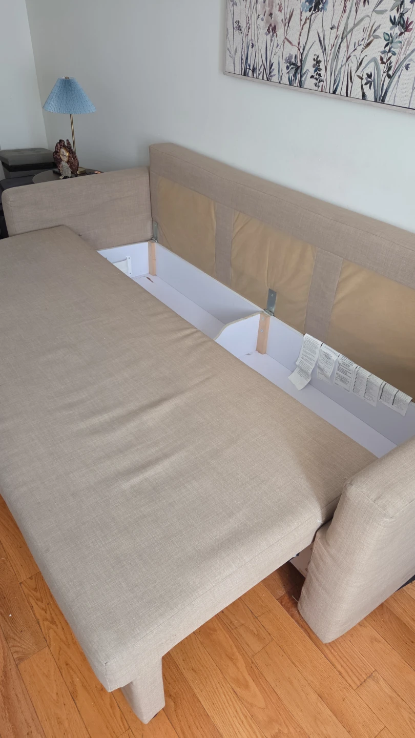 IKEA FARENHEIT  3-Seater Sofa Bed with Storage - photo 5