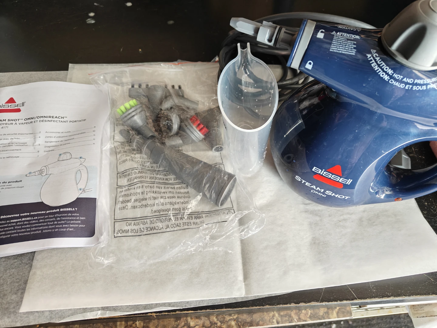 Bissell Steam Shot Omni Handheld Steam Cleaner - photo 4