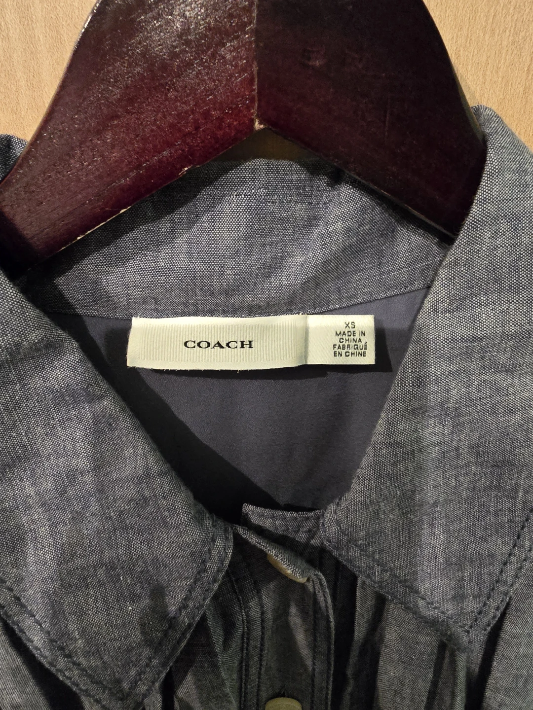 Coach Chambray Dress size X-S - photo 3