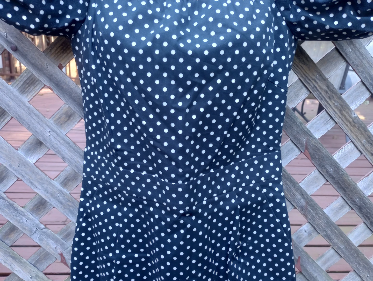 Imperial Polka Dot Pin Up Wiggle Dress Small - photo 3
