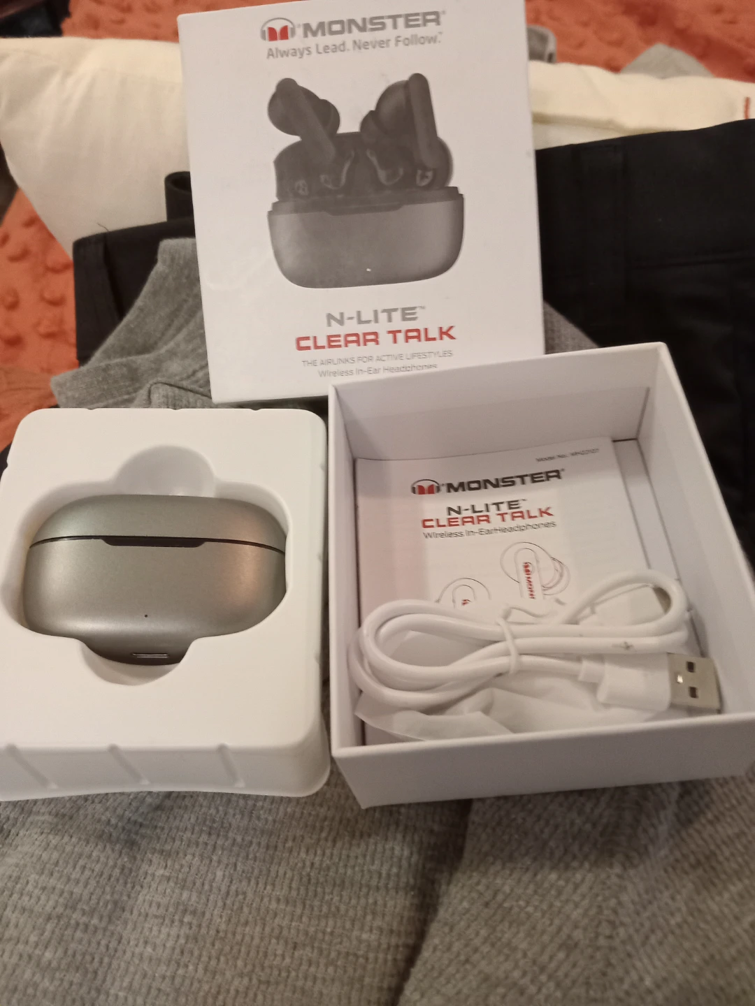 Monster N-Lite Clear Talk Wireless Earbuds