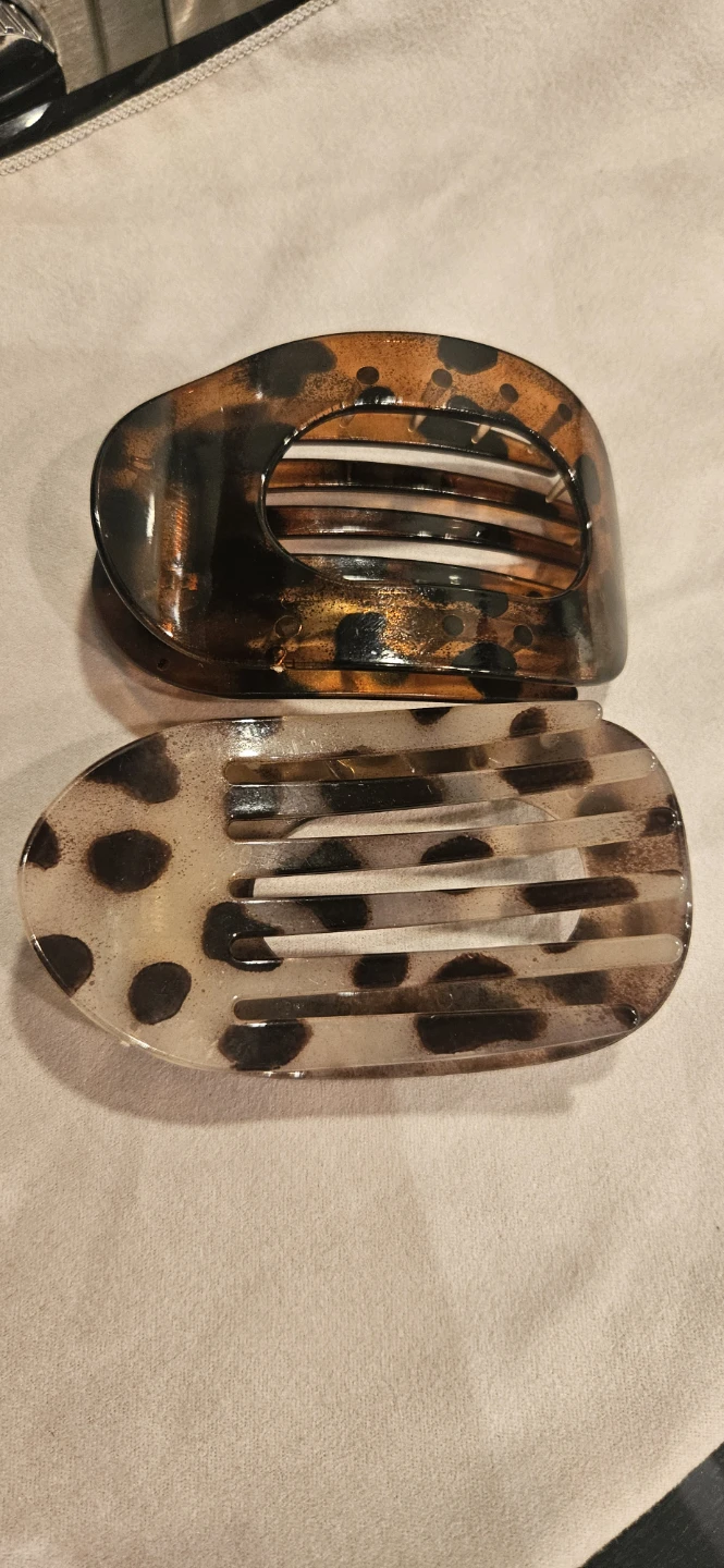 Leopard Print Hair Claw Clip
