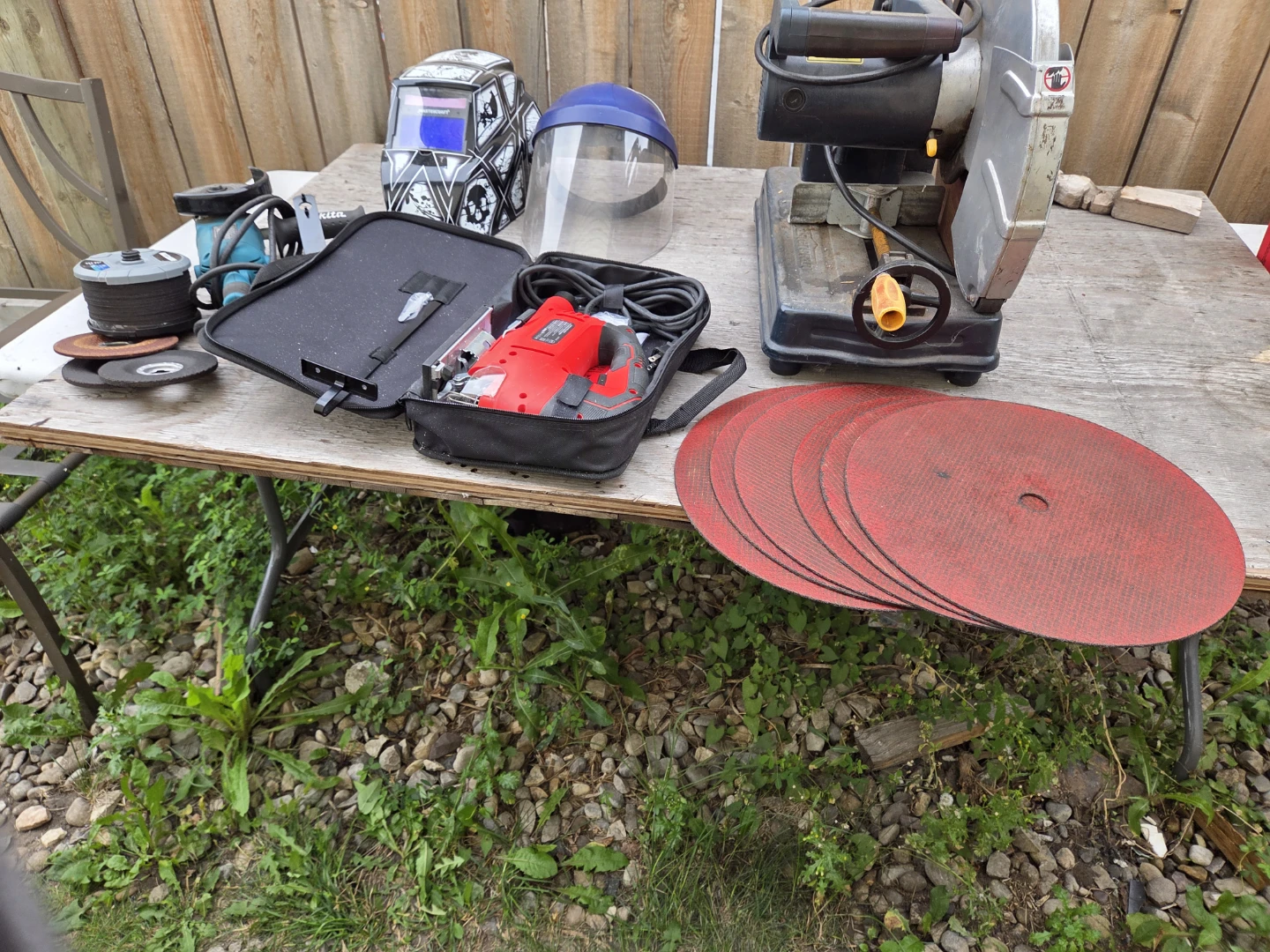 Mastercraft Chop Saw, Benchmark Jigsaw & Welding Accessories - photo 2
