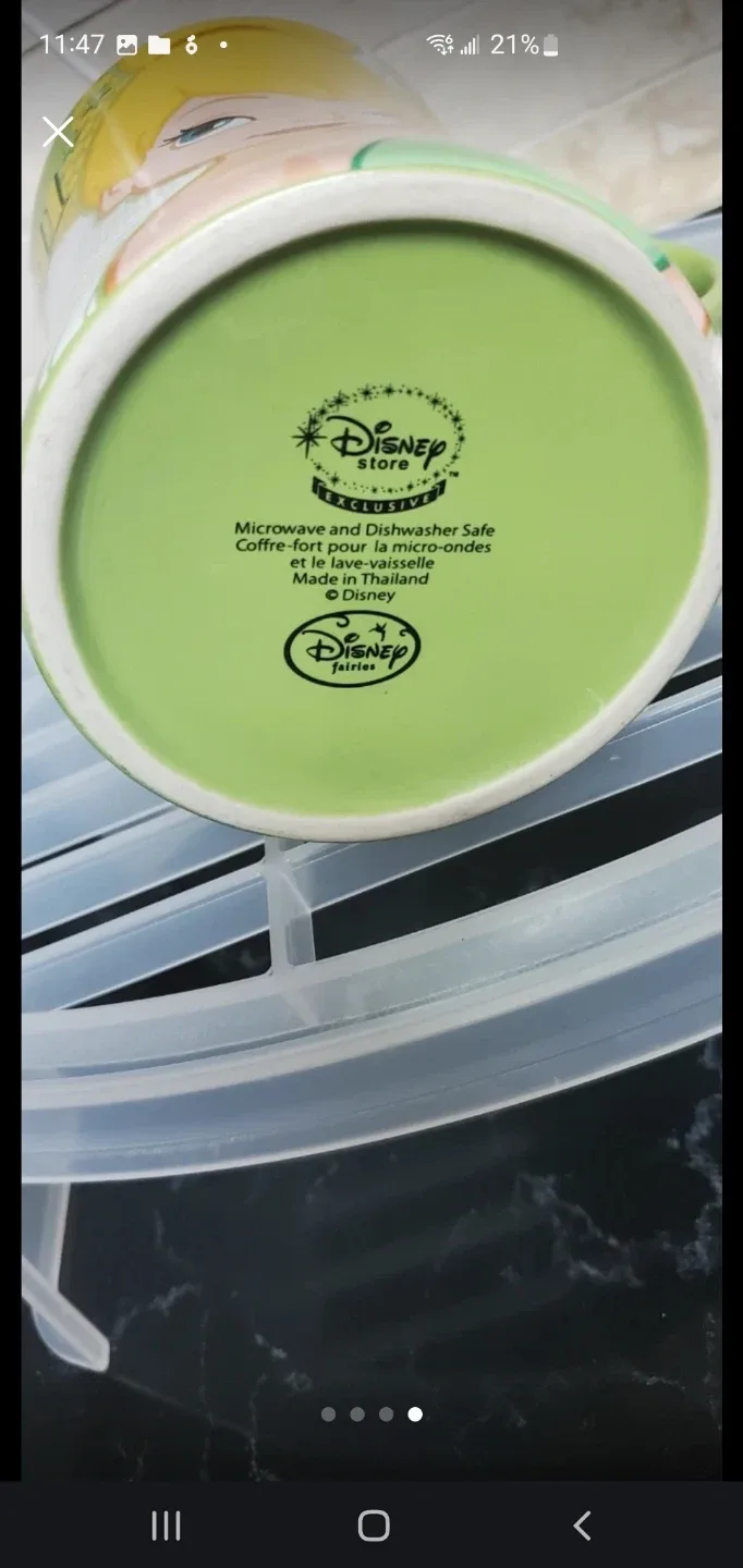 Disney Store Tinker Bell Mug🏈