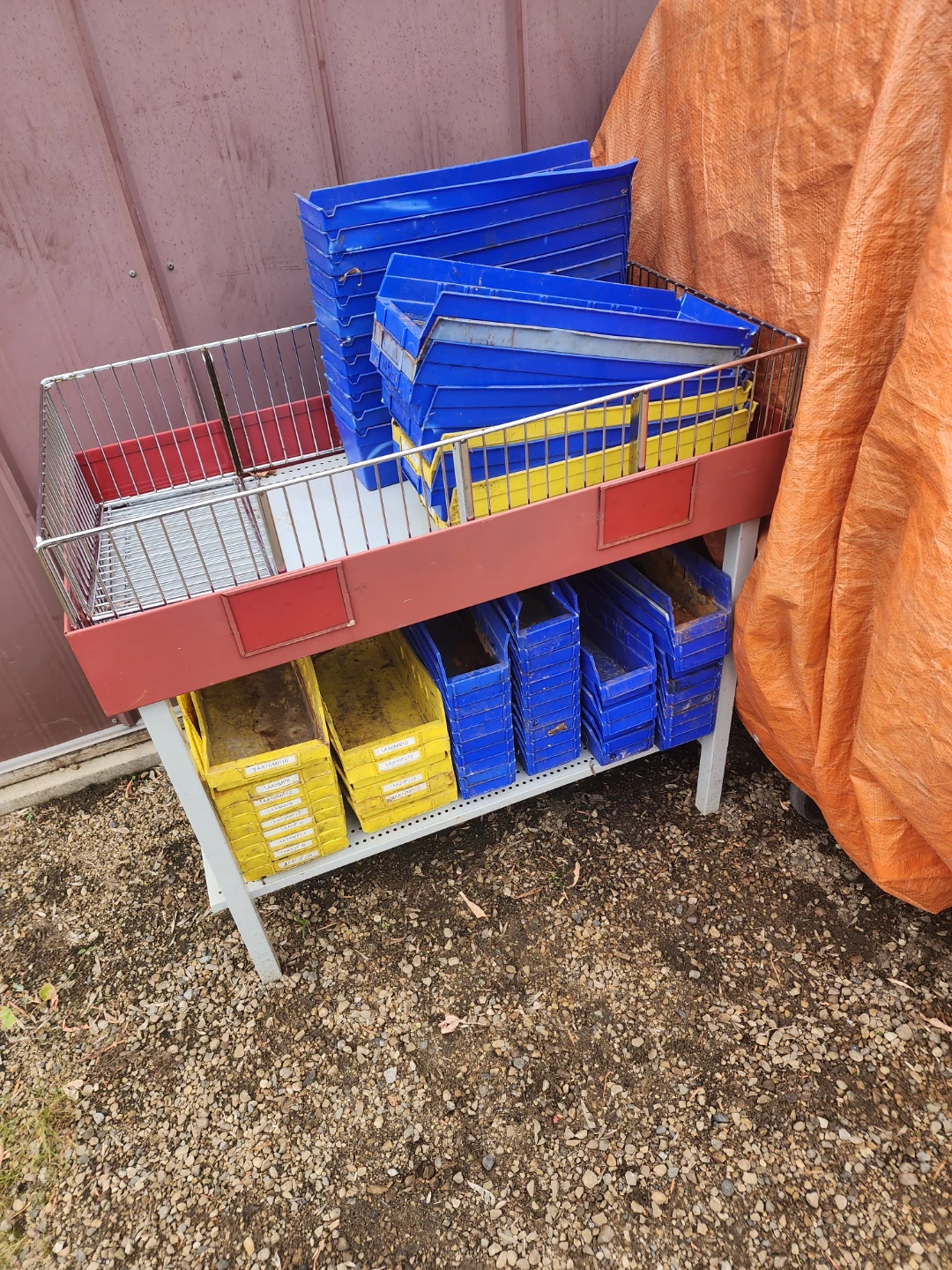 Assorted Industrial Plastic Storage Bins - photo 2