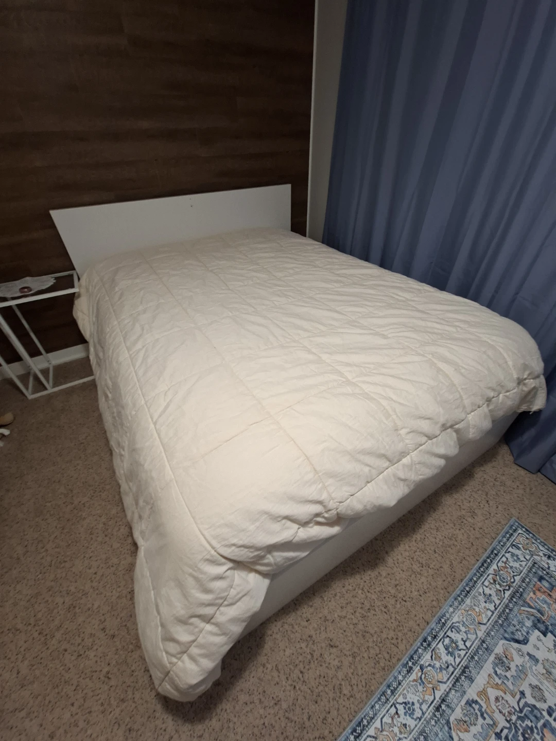 White IKEA Bed Frame - photo 3