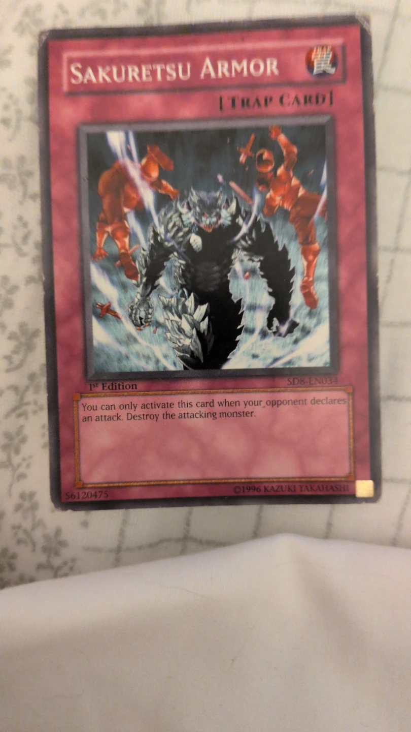 Sakuretsu Armor 1st Edition Trap Card