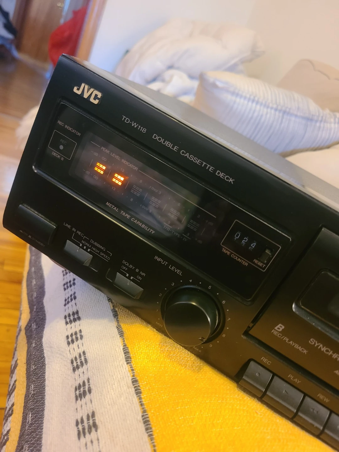 JVC TD-W118BK Double Cassette Deck - photo 4