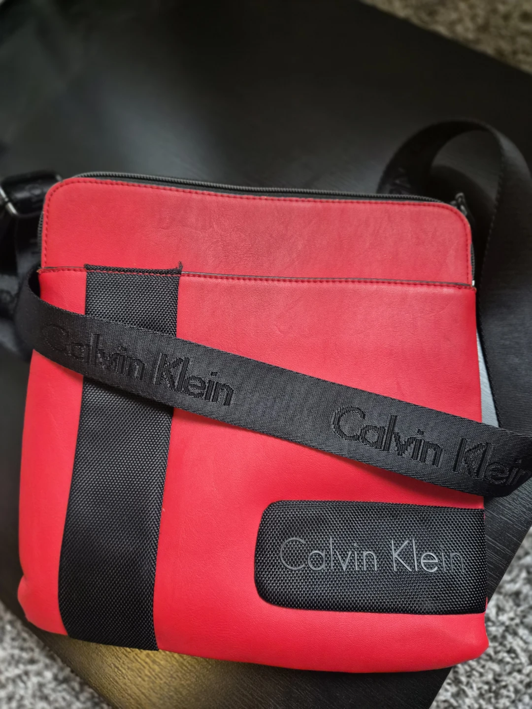 Calvin Klein Red Crossbody Bag