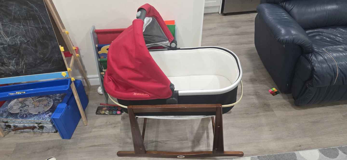 UPPAbaby Bassinet with Jolly Jumper Rocking Stand