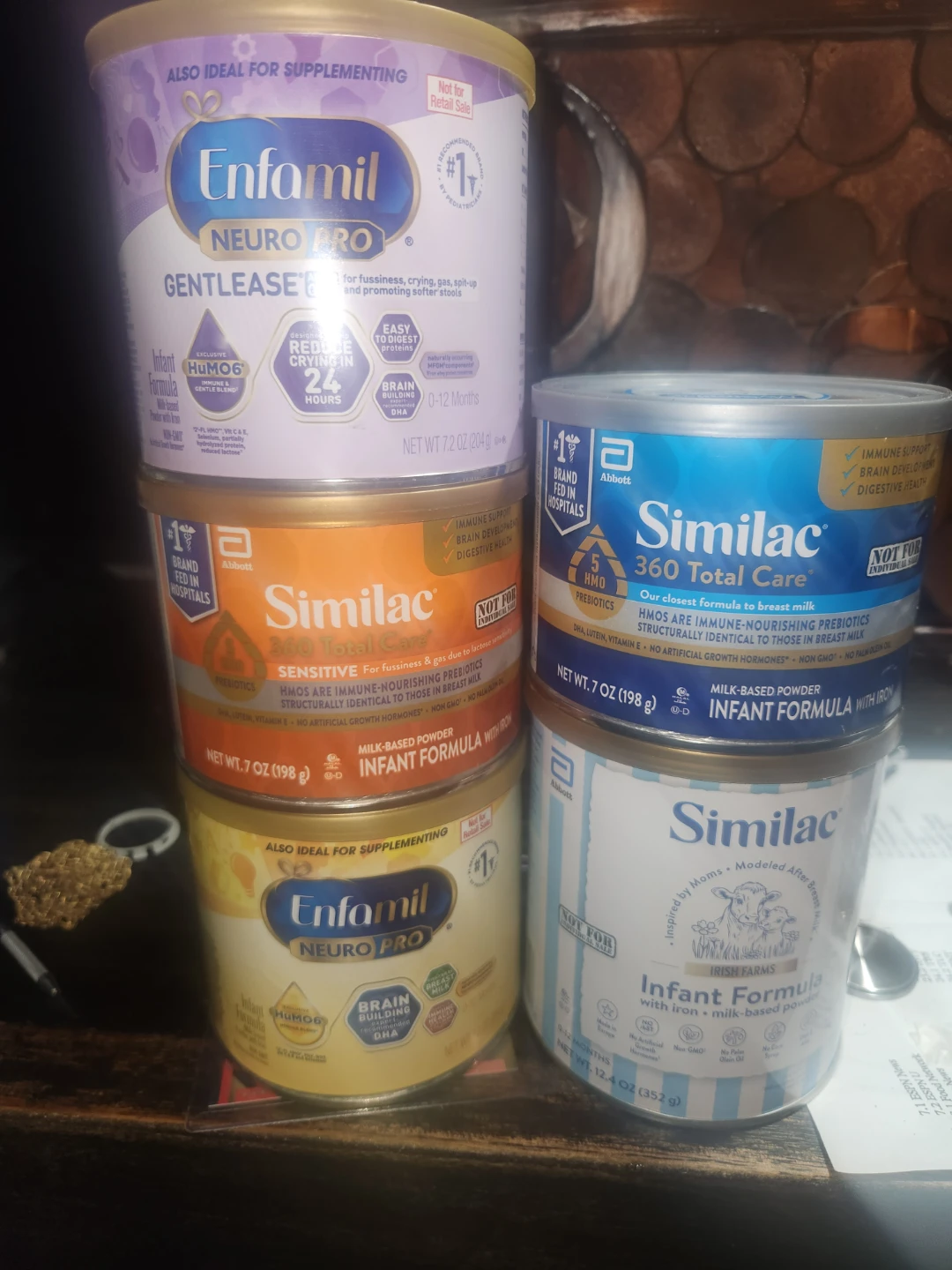 Free Assorted Infant Formula Powder