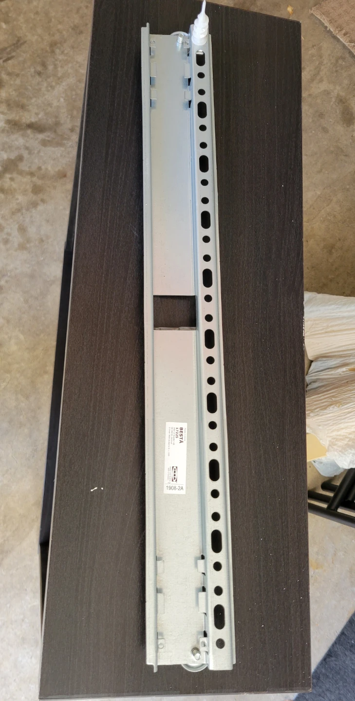 IKEA BESTÅ Shelf Unit / Storage Cabinet Includes Wall Mount Rail - photo 5