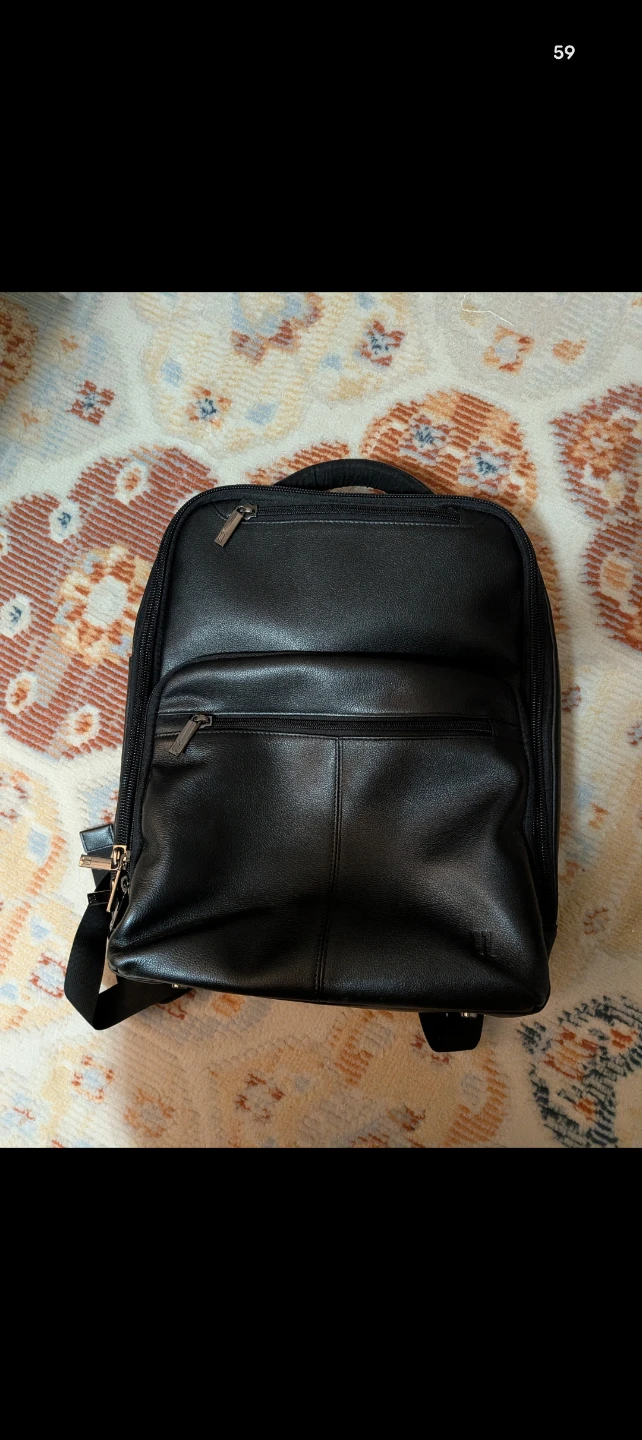 Genuine Italian Leather Backpack