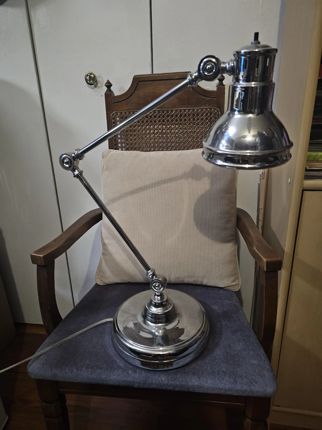 Chrome Adjustable Desk Lamp