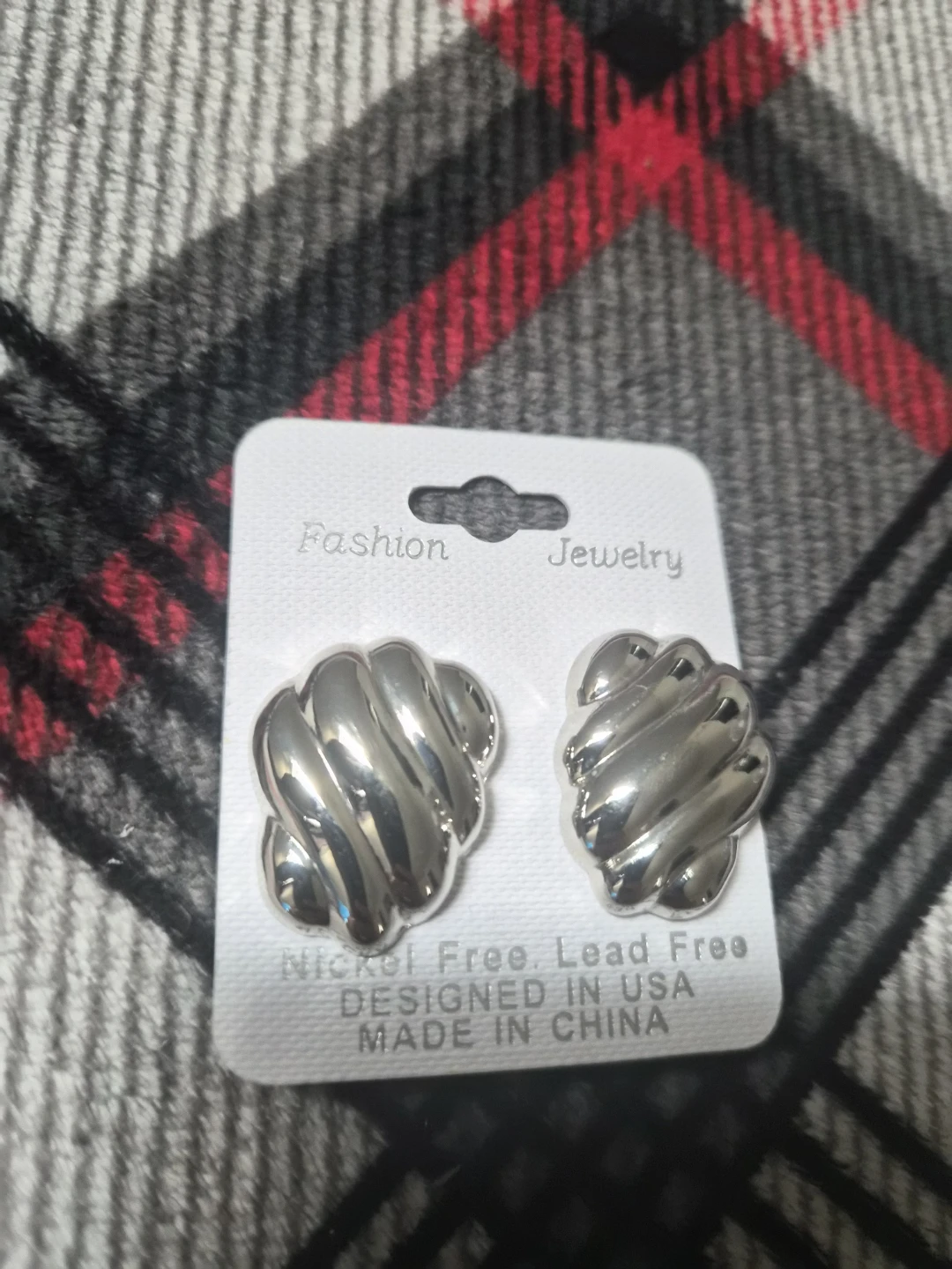 Silver-tone Clip-on Earrings - photo 3
