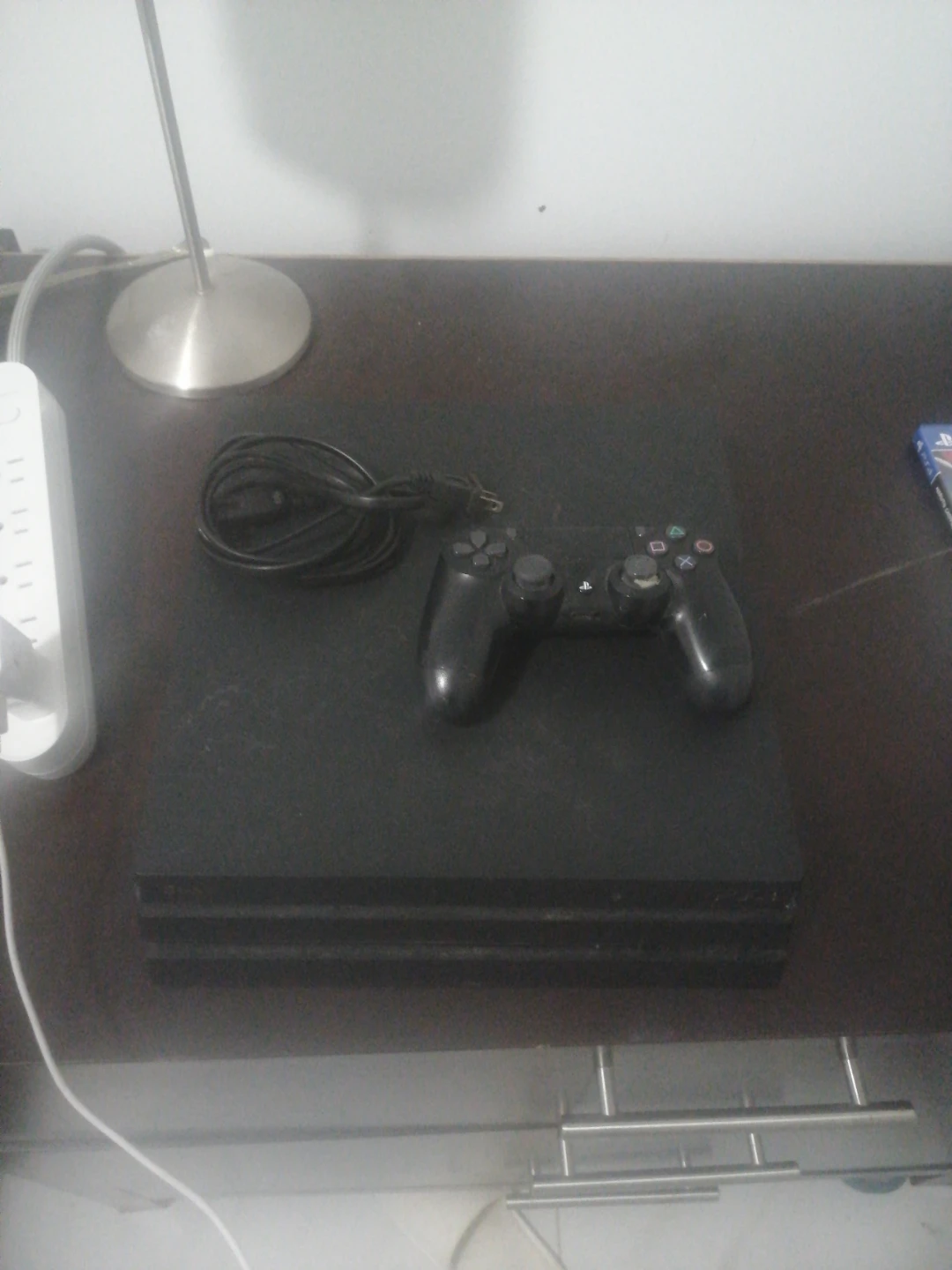 Ps4 pro with controller, cables, 4 games, and gun controller - photo 2