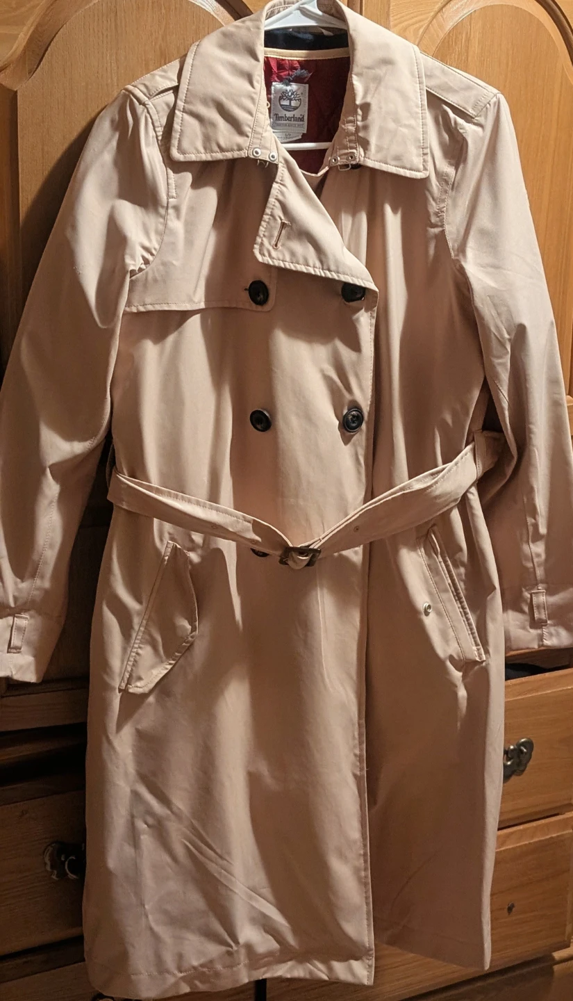 Timberland Beige Trench Coat with Removable Liner