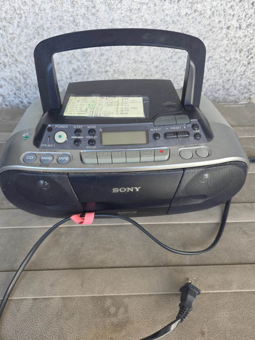 Sony Portable CD/Cassette/Radio Boombox