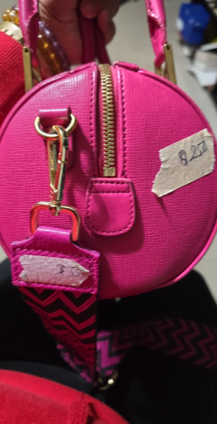 MCM Pink Mini Boston Bag - photo 5