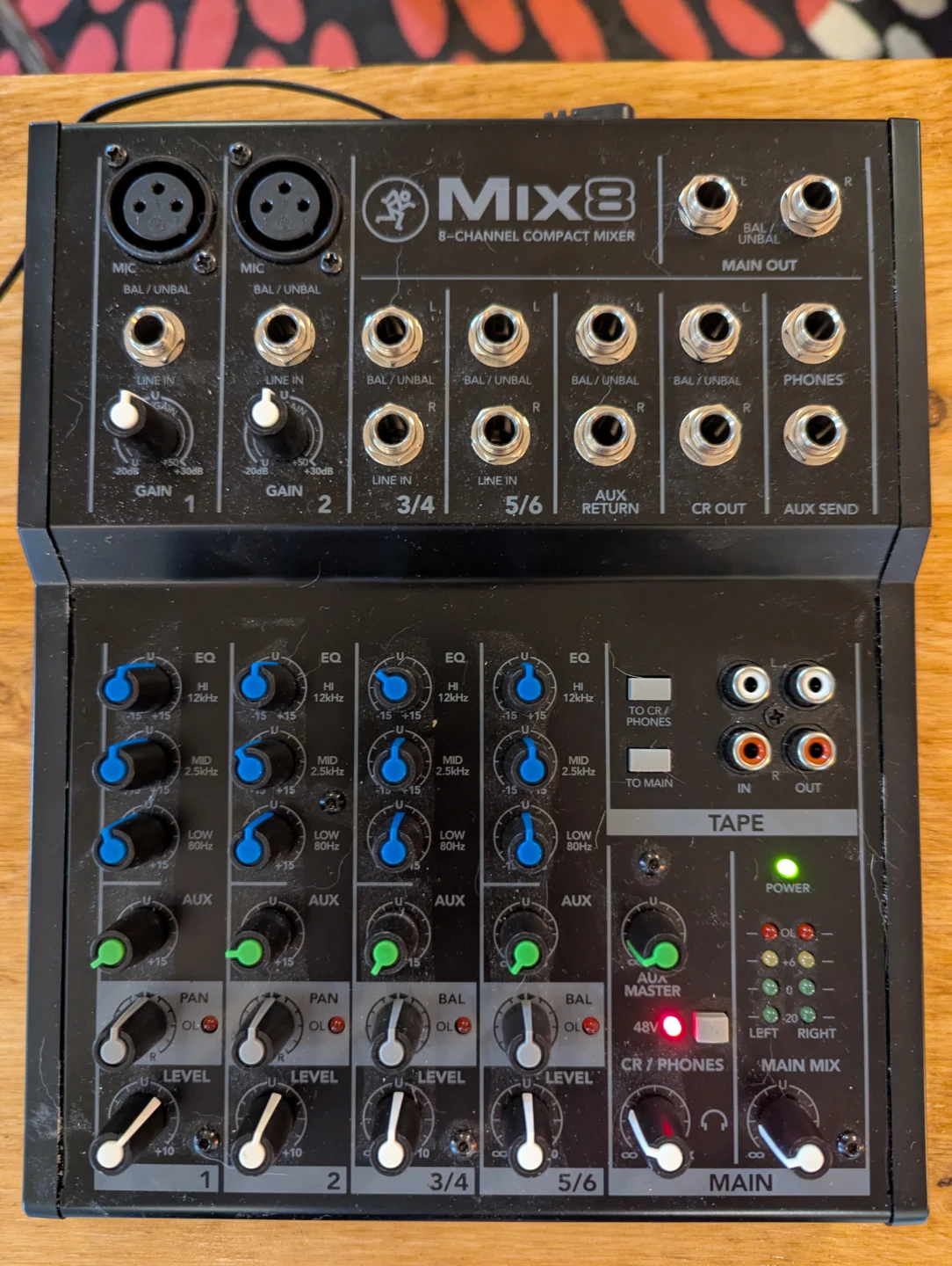 Mackie Mix8 8-Channel Compact Mixer