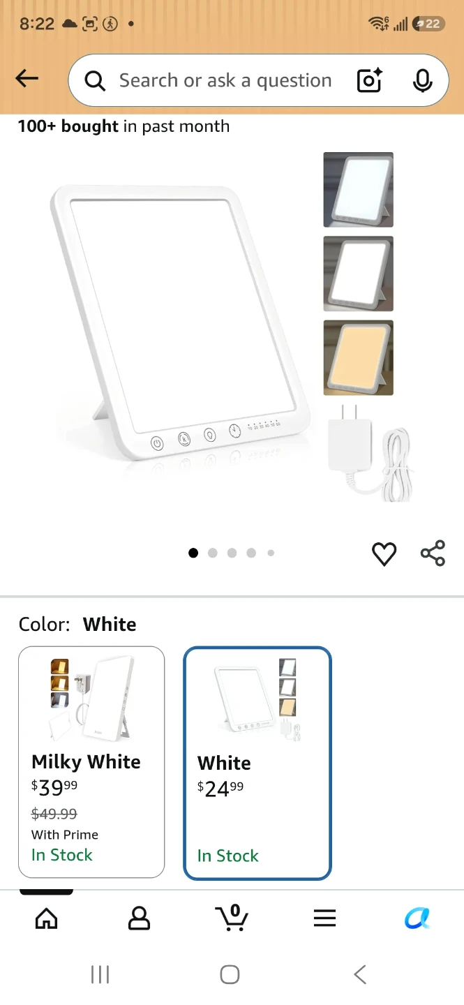 LED Light Therapy Lamp
