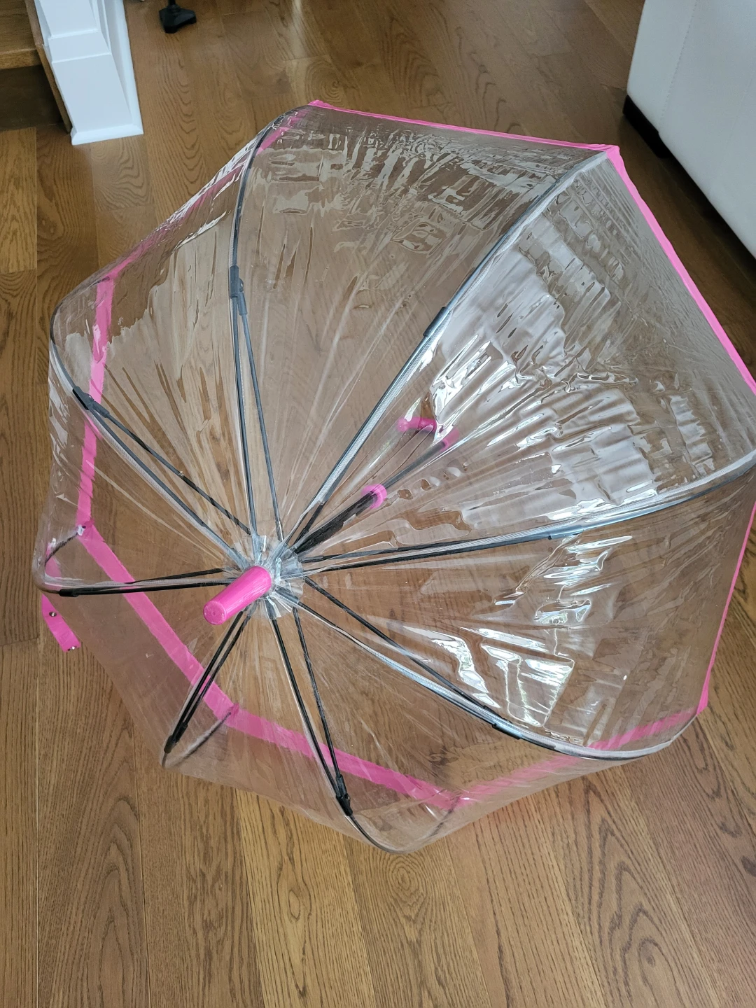 Fulton Pink Bird Cage Umbrella - photo 2