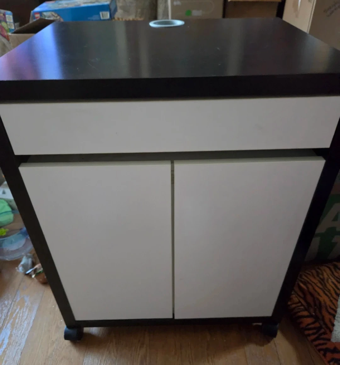 Black and White Ikea Cabinet - photo 2