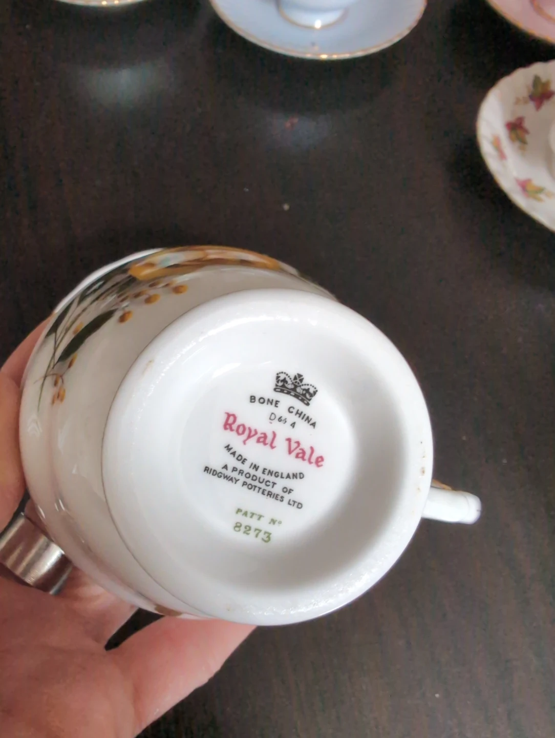 Royal Vale Bone China Teacup and Saucer Set - photo 4