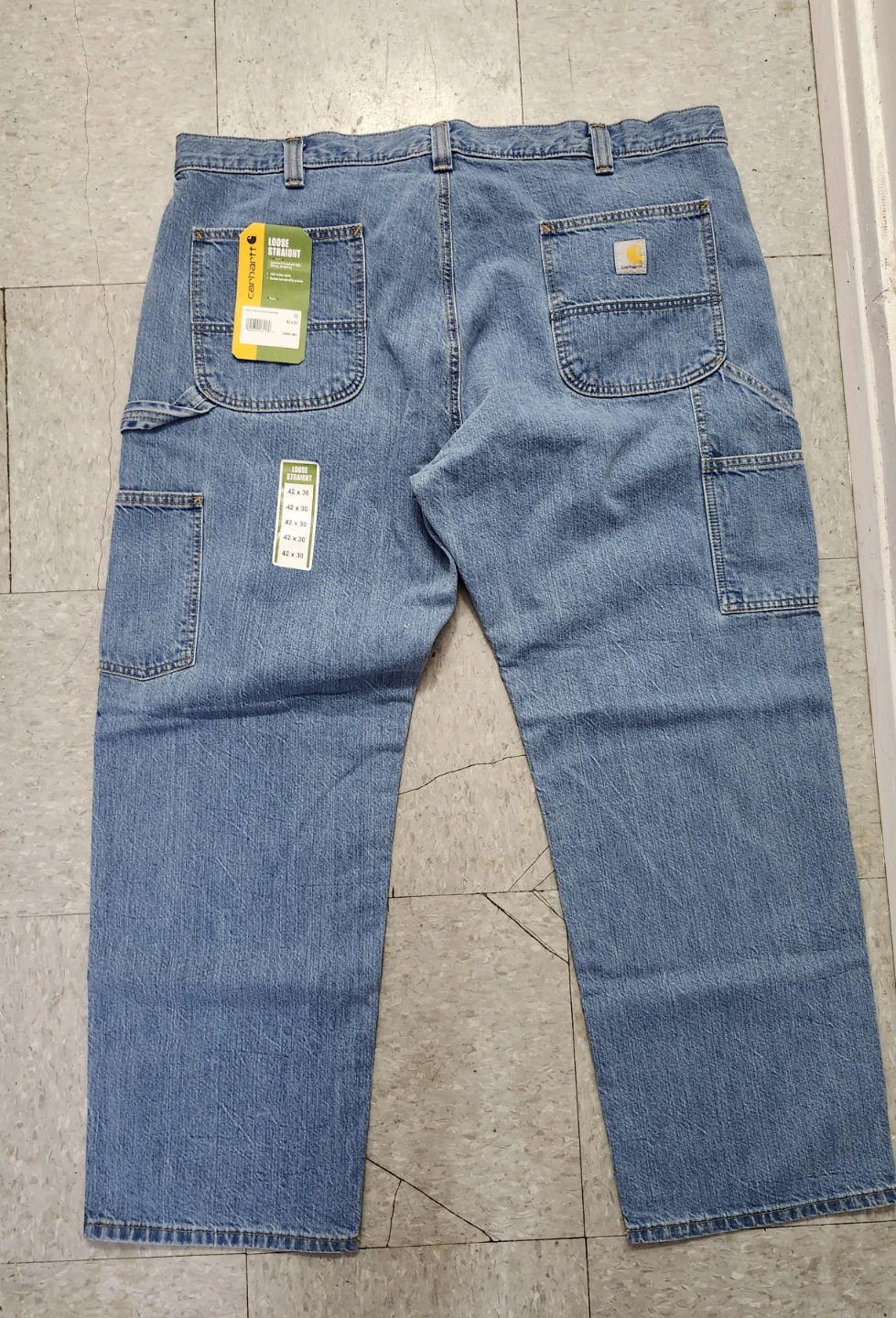 Carhartt Loose Straight Denim Dungarees 42x30 - photo 4