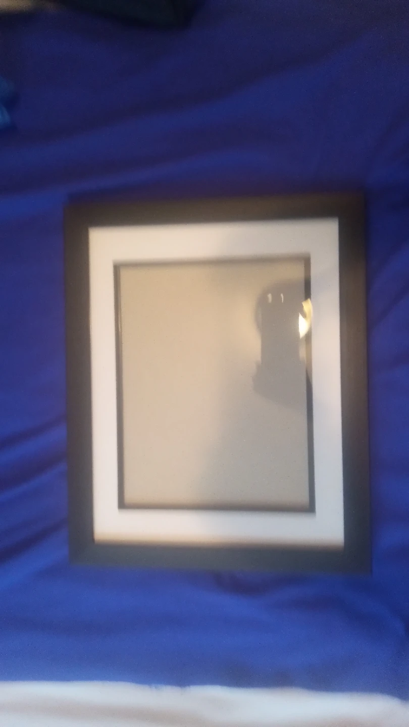 Square Picture Frame with White Mat - photo 3