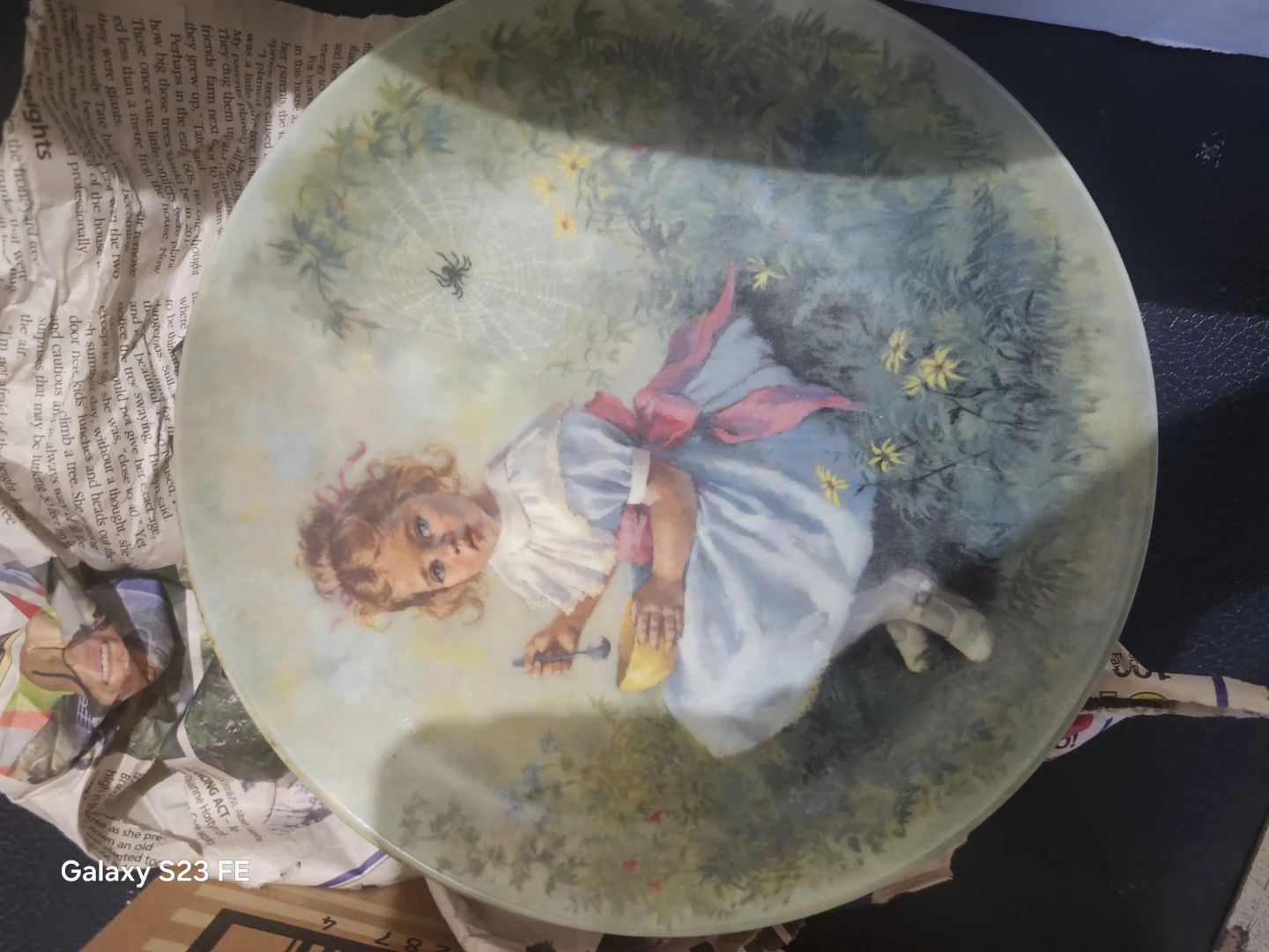 Little Miss Muffet Decorative Plate