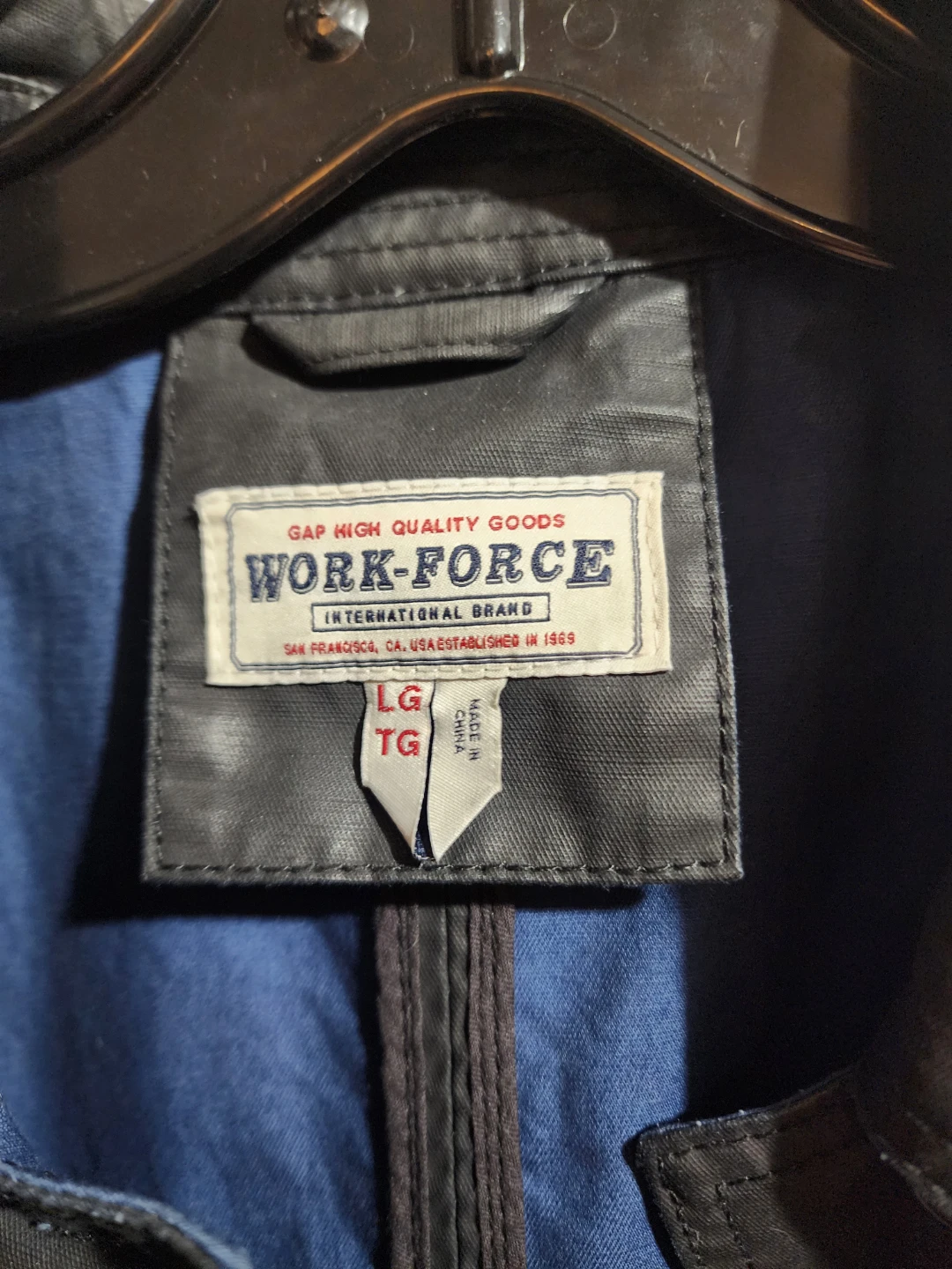 Vintage GAP "Work-Force" Waxed Cotton Trench Coat - photo 2
