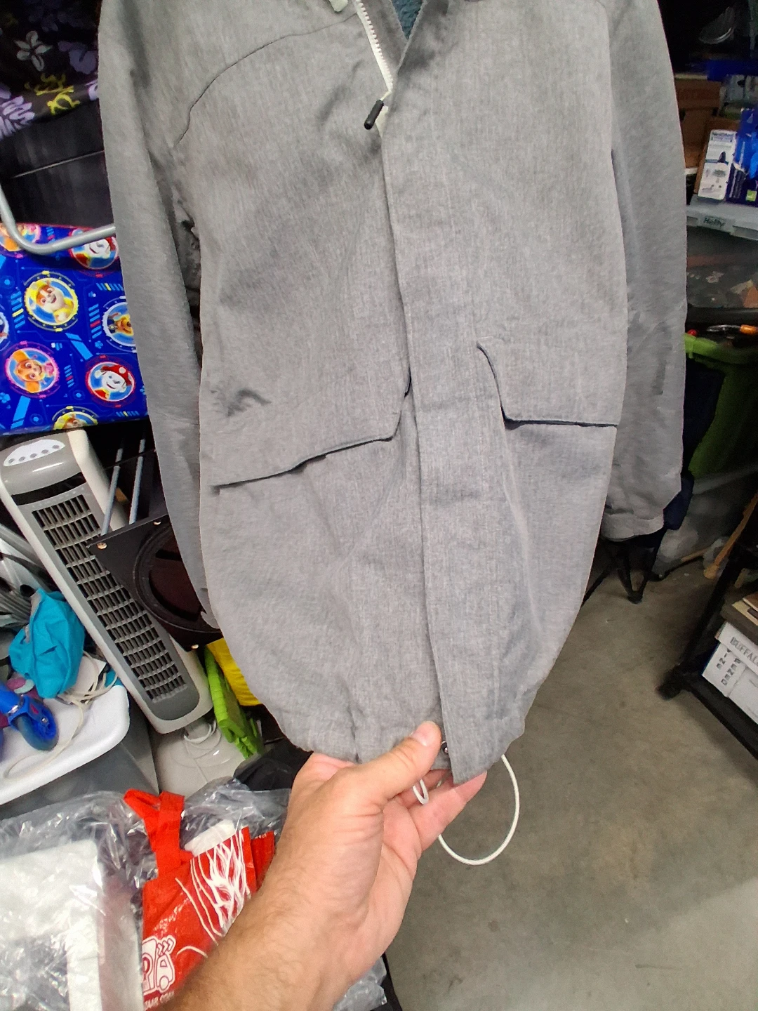 XL  North Face Men's Grey Fleece Lined Jacket - photo 3
