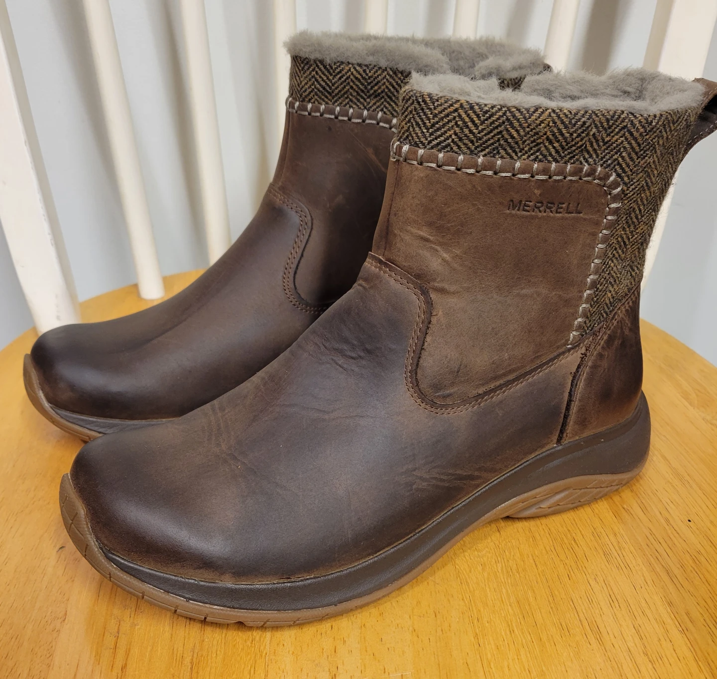 Merrell Encore Ice 5 Mid Zip Boots Womens Brown Sz 8.5 / NEW - photo 2