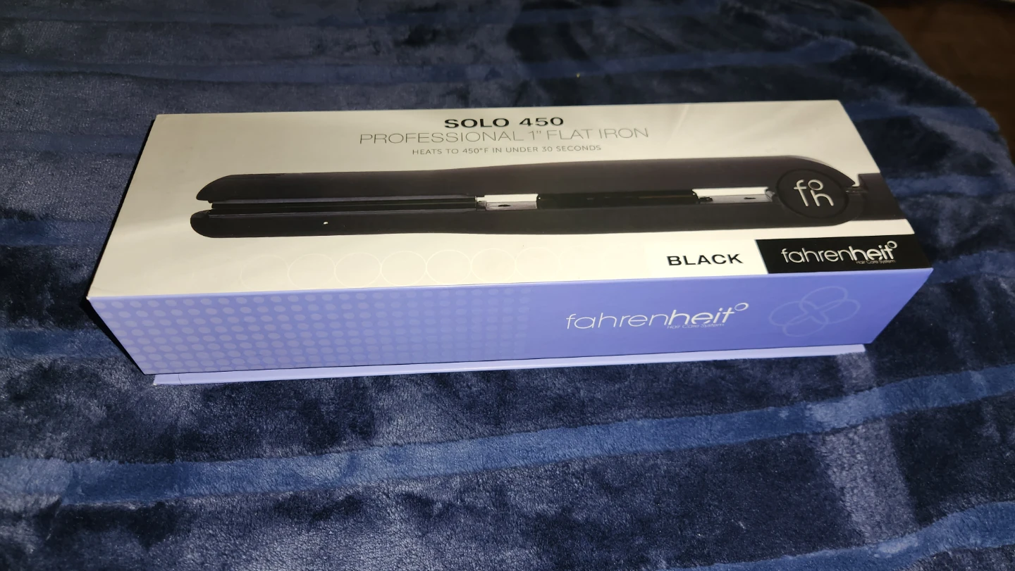 FLAT IRON/Hair straightener-Fahrenheit Solo 450 Professional 1"