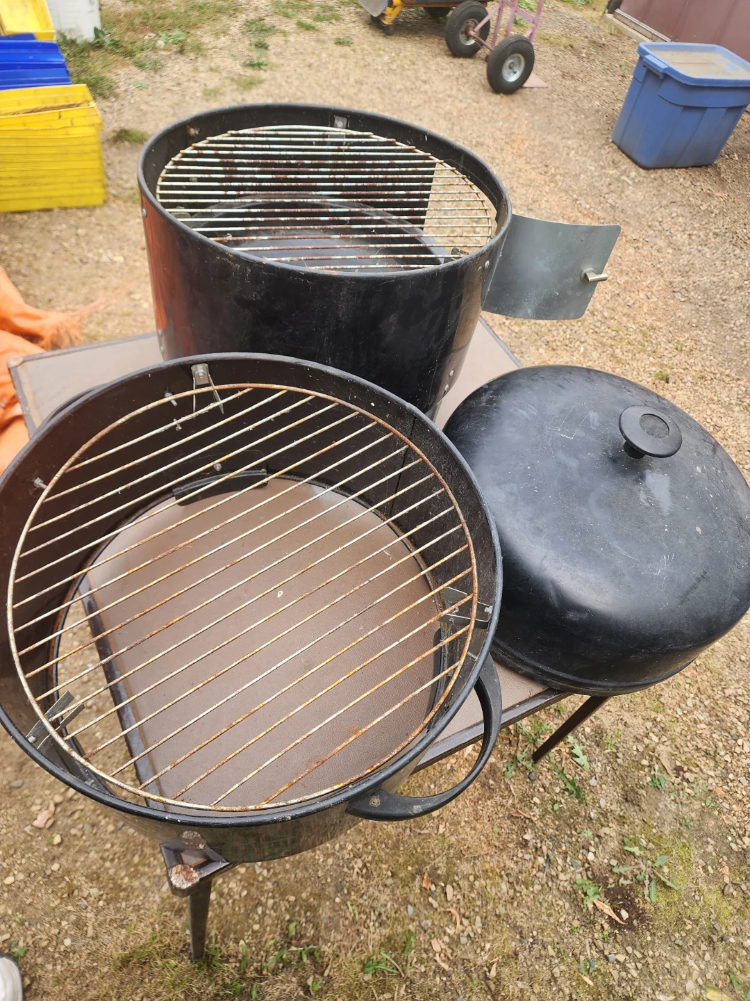 Black Charcoal Bullet Smoker - photo 5