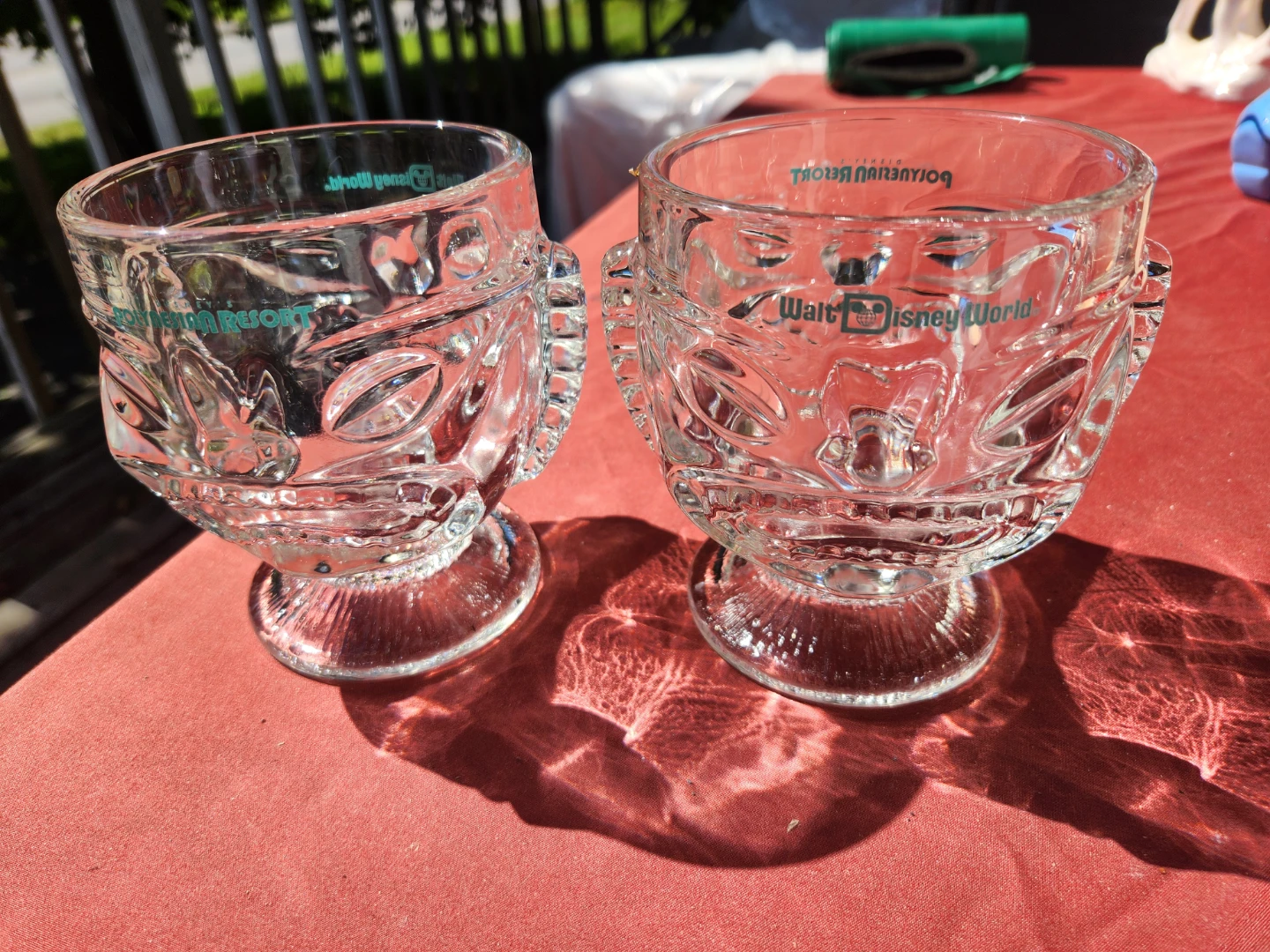 Walt Disney World Polynesian Resort Tiki Glasses (Set of 2)