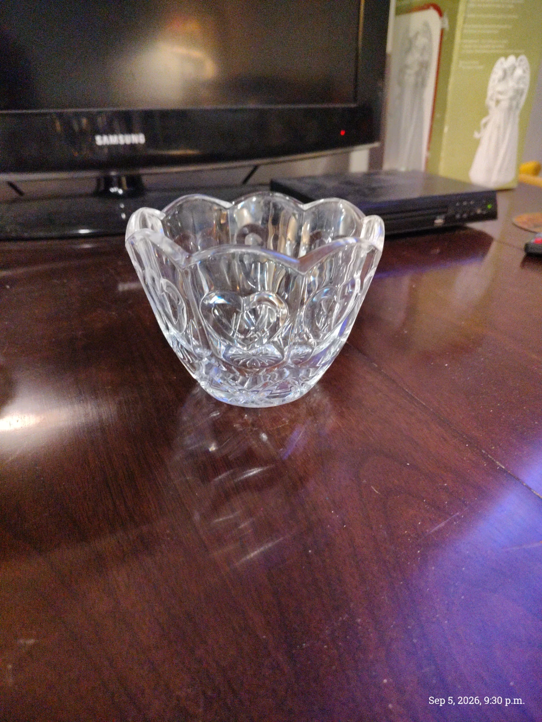 Crystal decorative Glass Bowl