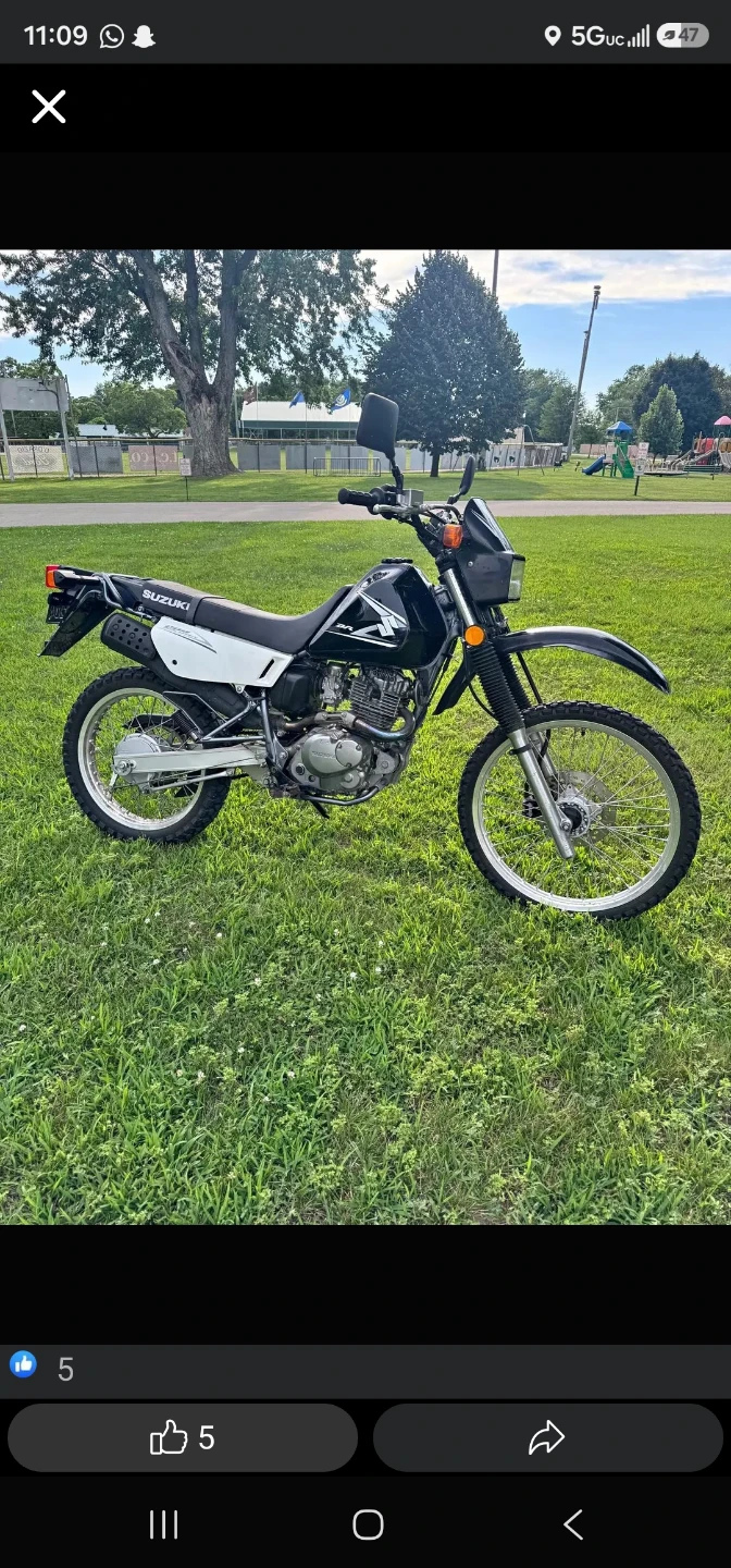 Suzuki DR Motorcycle