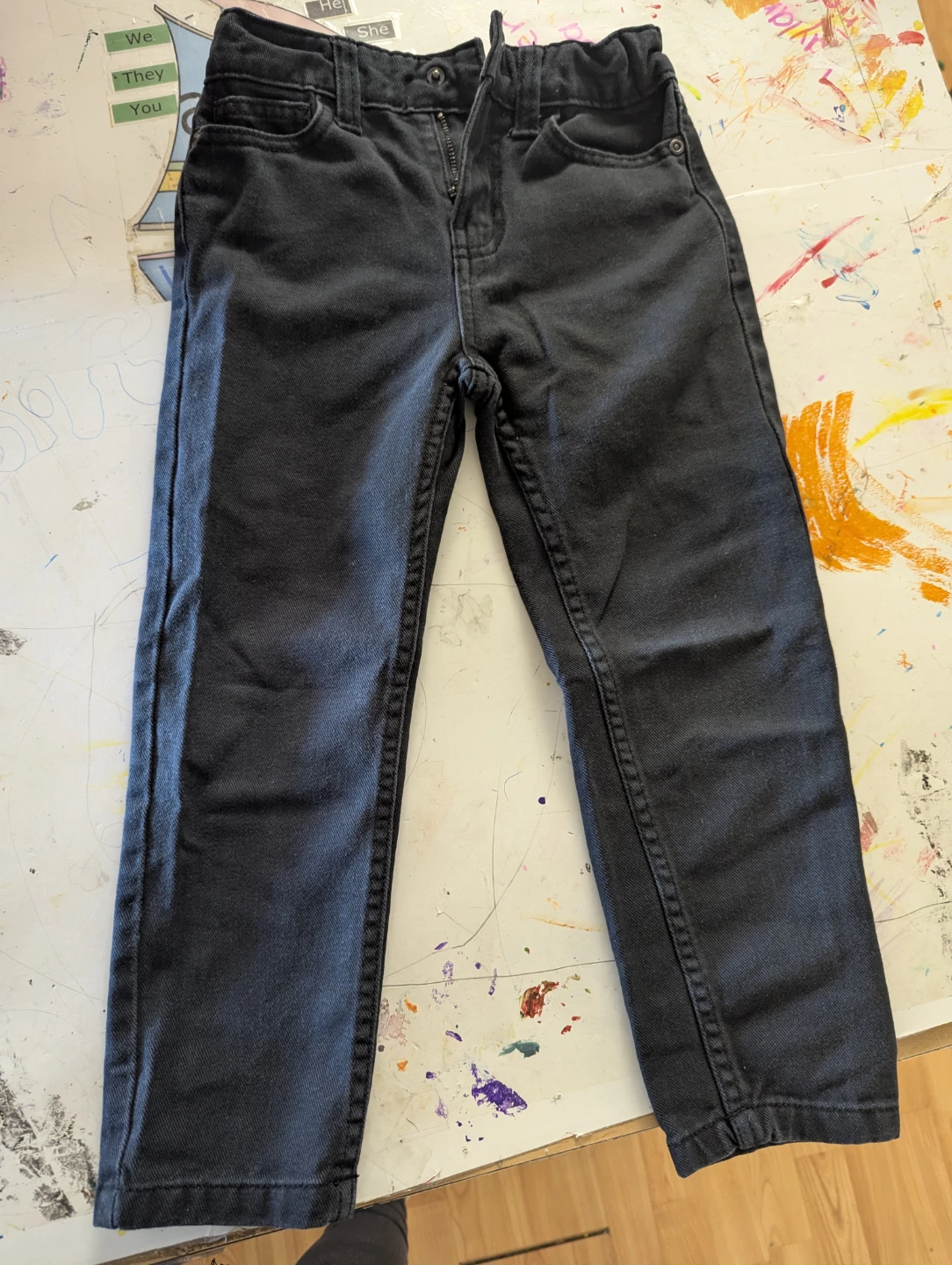 George Kids Black Jeans Size 5