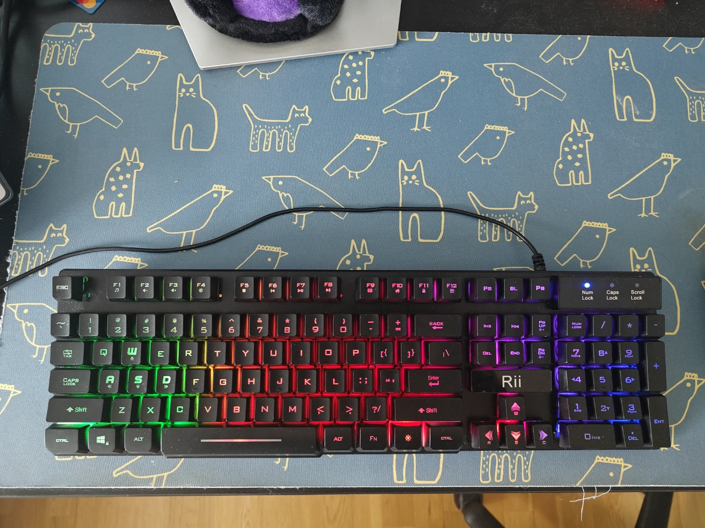 Rii Wired Gaming Keyboard with RGB Backlight