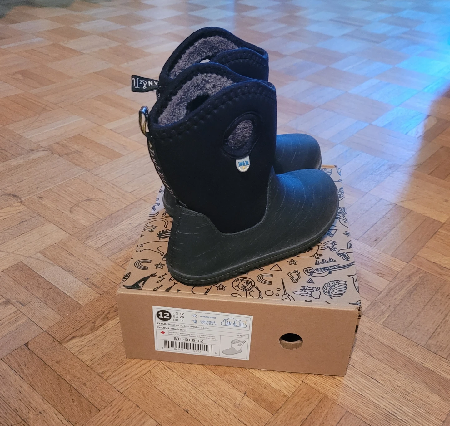 Jan & Jul Toasty-Dry Lite Sherpa Lined Boots Size 12 - photo 2