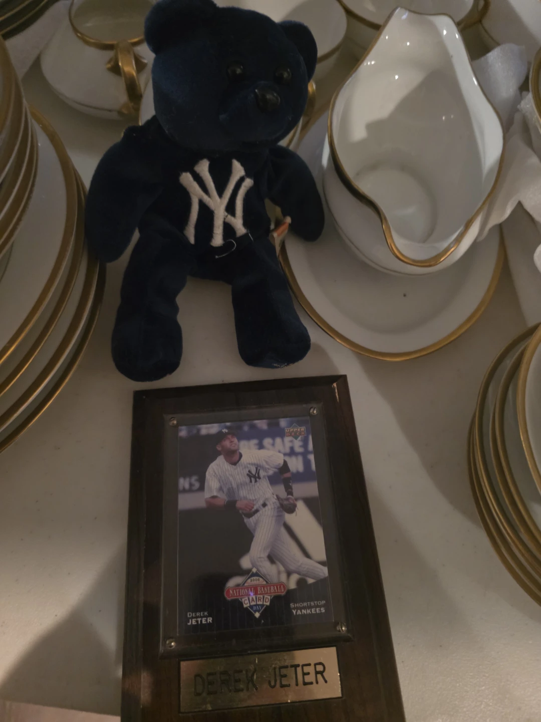 Derek Jeter 2006 Upper Deck Baseball Card Plaque