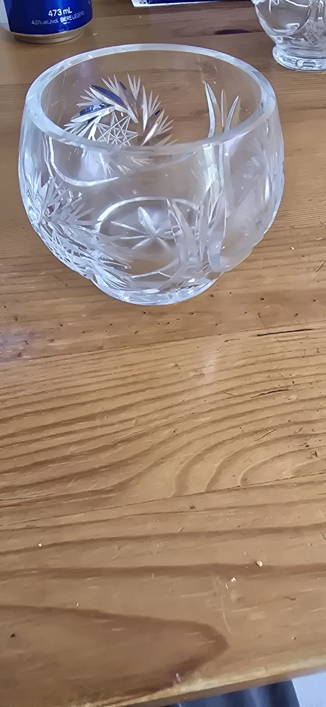 Vintage Crystal Cream and Sugar Set - photo 3
