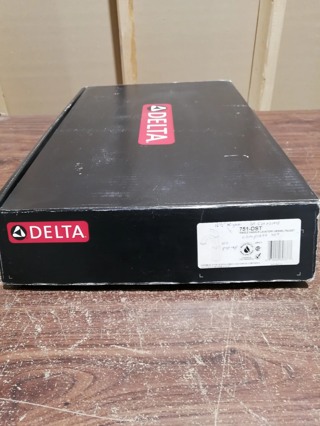 Delta 751-DST Single Handle Lavatory Vessel Faucet